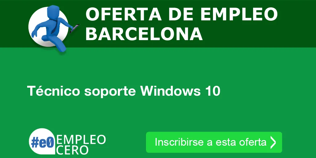 Técnico soporte Windows 10
