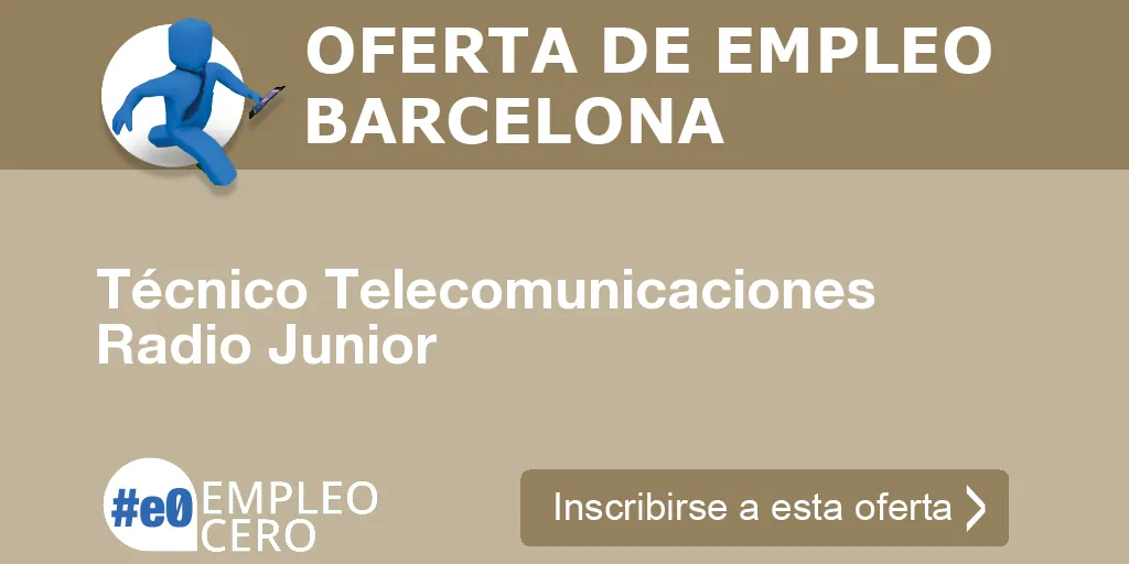 Técnico Telecomunicaciones Radio Junior