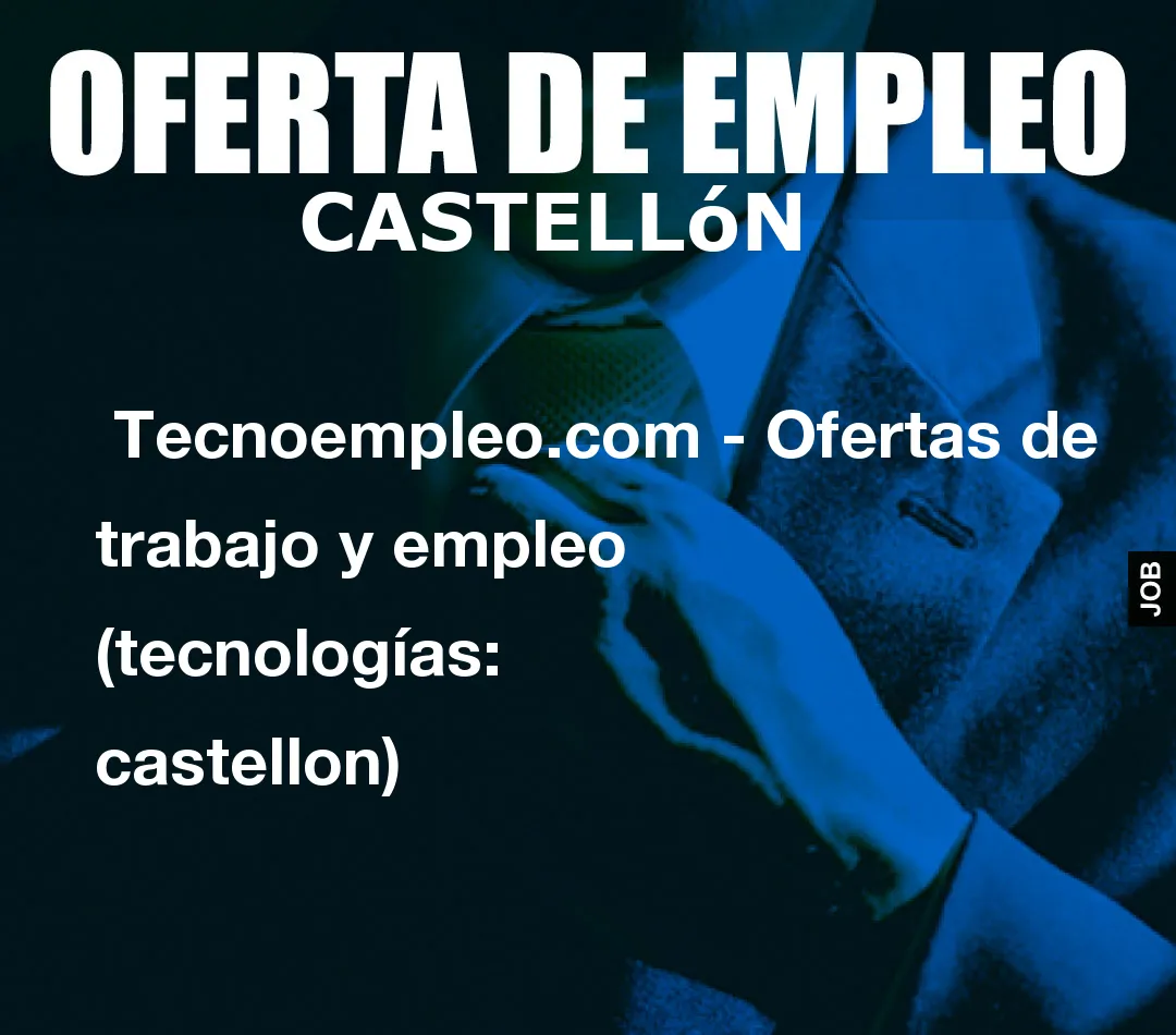  Tecnoempleo.com - Ofertas de trabajo y empleo  (tecnologías: castellon)