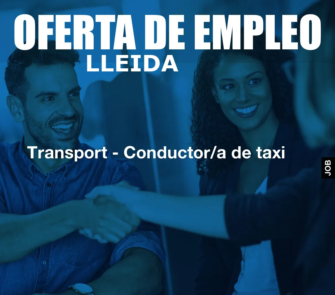 Transport - Conductor/a de taxi